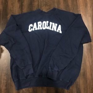 NAVY CAROLINA CREW NECK